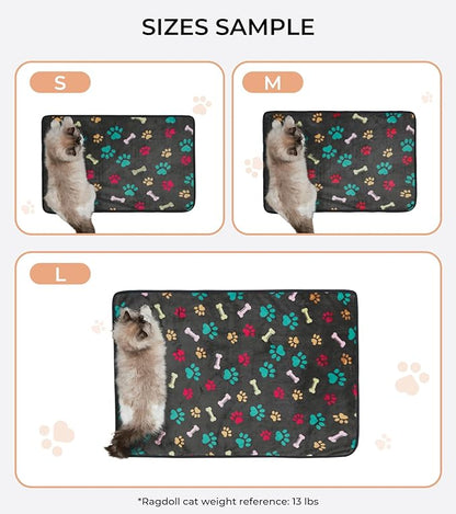 Luciphia 1 Pack 2 Pet Blankets for Dogs Cats Medium(30x20 inch)