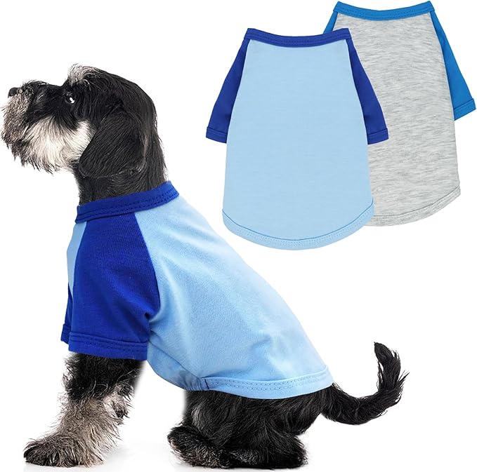 2 Pack Dog Clothes for Small Dogs Summer