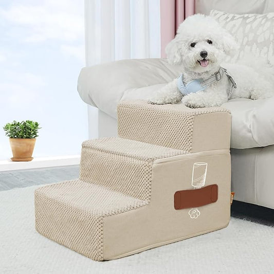 Supet Dog Stairs for Small Medium Large Dogs to Get on Bed