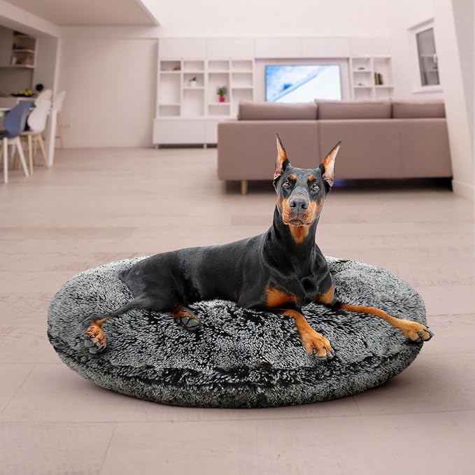 Bessie and Barnie Bagel Donut Dog Bed