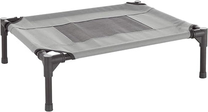 PETMAKER Elevated Dog Bed 24.5x18.5-Inch Portable 25lbs (Gray)