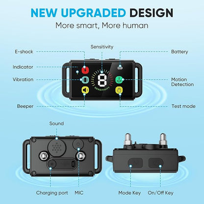 MODUS Dog Bark Collar 8 Adjustable IP67 Waterproof