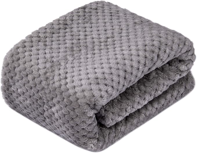 Fuzzy Dog Blanket or Cat Blanket or Pet Blanket (24" x 32"), DG-Flint