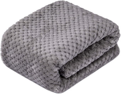 Fuzzy Dog Blanket or Cat Blanket or Pet Blanket (24" x 32"), DG-Flint