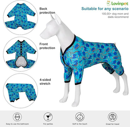 LovinPet Pitbull Pjs for Dogs Fall Clothes,3XL