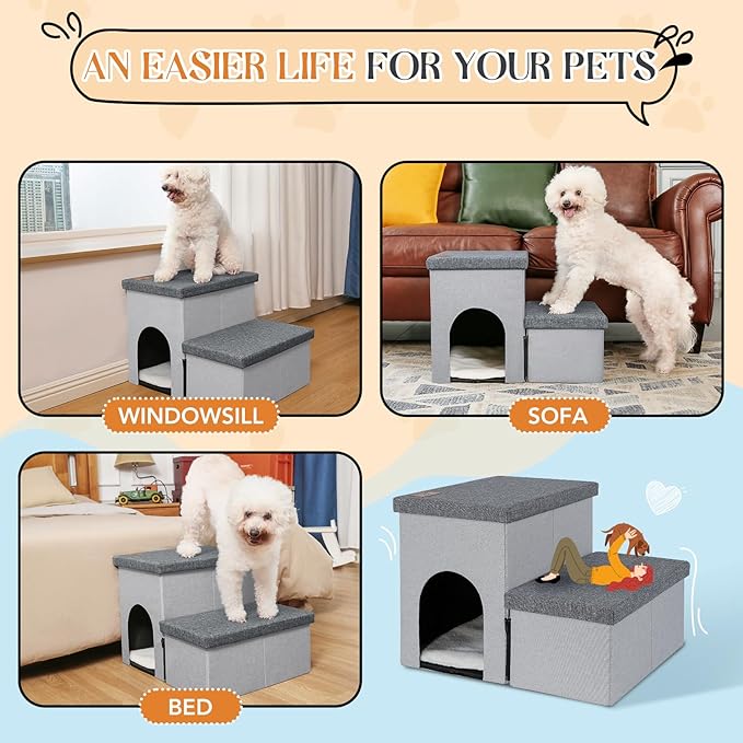 Dog Stairs for Small Dogs 22 in(2