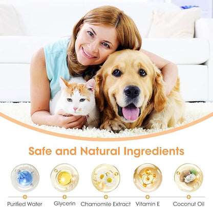Teeth Cleaning Finger Wipes Cats,50 Ct,Unscented