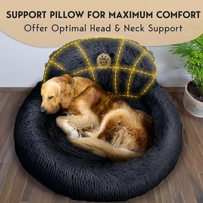 PetJett Calming Dog Bed 36'' Fits 100 lbs