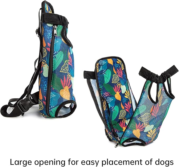 Pet Dog Carrier Backpack Legs Out Adjustable Pet Front Cat Backpack Carrier Travel Bag for Traveling Hiking Camping for Small Medium Dogs Cats Puppies