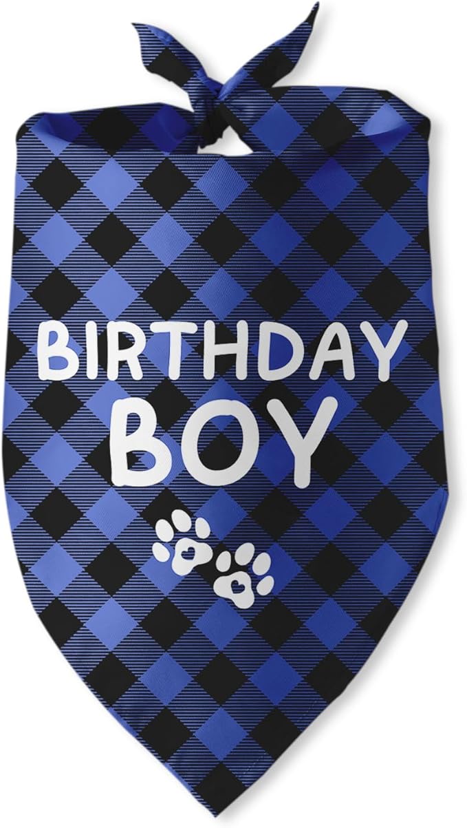 Birthday Boy Dog Bandana Dog Birthday Boy Bandana