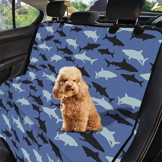 AFPANQZ Shark Pattern Seat Cover for Cars Back