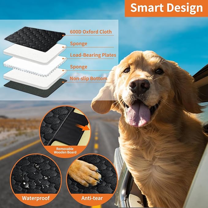 ANEW Back Seat Extender for Dog 220lbs Dog