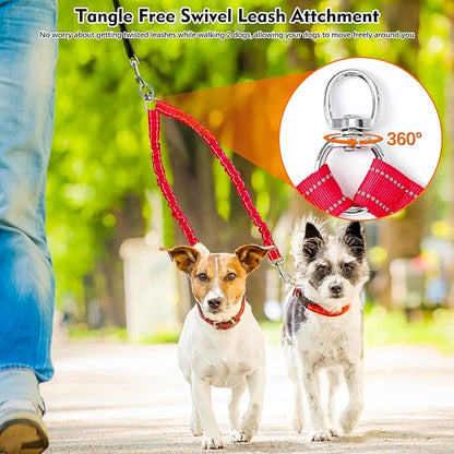 2 Dog Leash 360° Swivel 2 Dogs