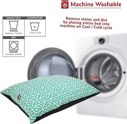 Majestic Pet Rectangle Medium Dog Bed Washable – Non Slip Comfy Pet Bed – Dog Crate Bed Super Value Pillow Dog Bed – Dog Kennel Bed for Sleeping 35 x 28 Inch