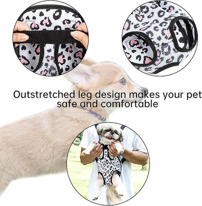 Pet Dog Carrier Backpack Legs Out Adjustable Pet Front Cat Backpack Carrier Travel Bag for Traveling Hiking Camping for Small Medium Dogs Cats Puppies