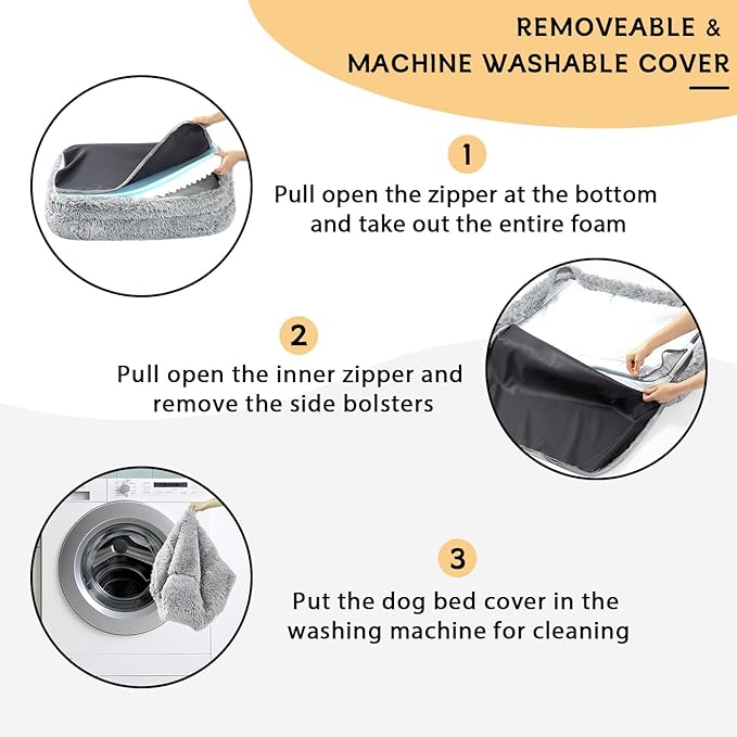 pettycare Calming Dog Beds for Small Dogs