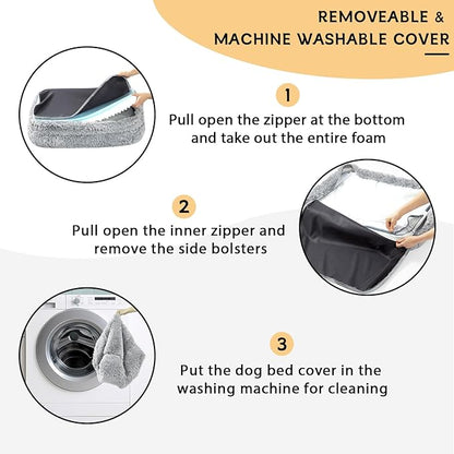 pettycare Calming Dog Beds for Small Dogs