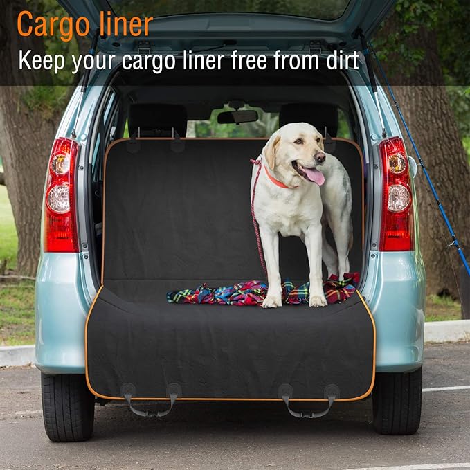 Active Pets Dog Car Seat Cover Car Seat Protector- Dog Seat Cover for Back Seat of SUVs