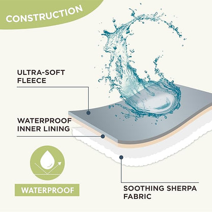 Lesure Waterproof Dog Blanket for Large Dogs 3D Textured