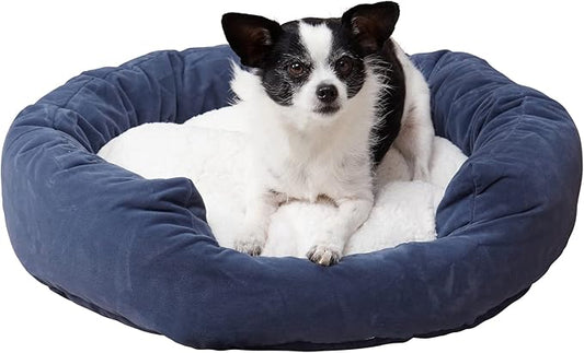 Maddie Donut Dog Bed with Removable Center Pillow (24" x 24")