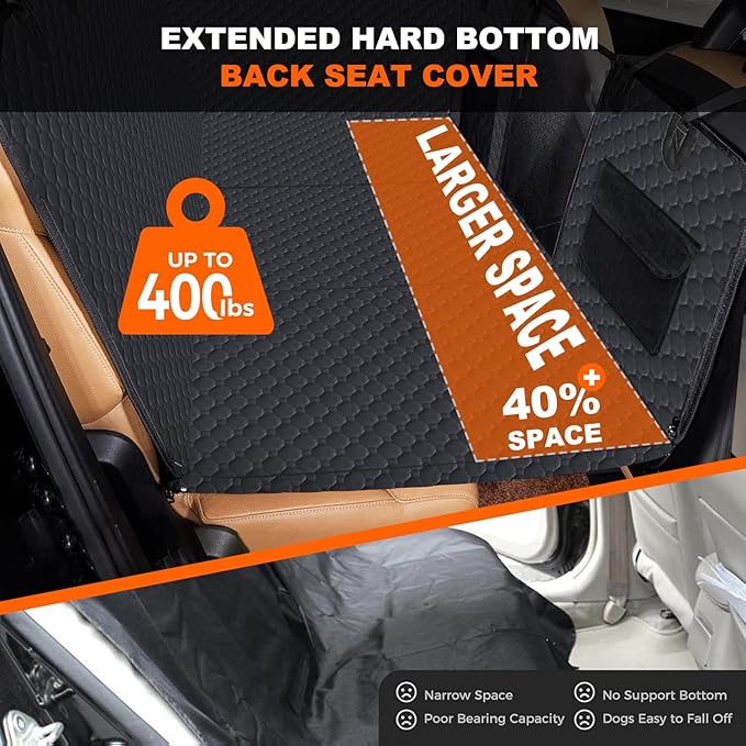 Back Seat Extender for Dogs 400lbs, Dog