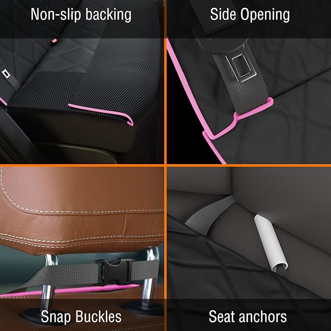 Active Pets Fabric Car Bench Dog Seat Cover for Back Seat