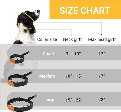 SVD.PET Dog Prong Collar for No-Pull Training, Quick-Release Buckle Adjustable Pinch Collar for Small Dogs (Black, Small Size)