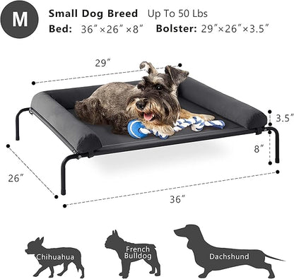 Cooling Elevated Dog Bed for Large Dogs