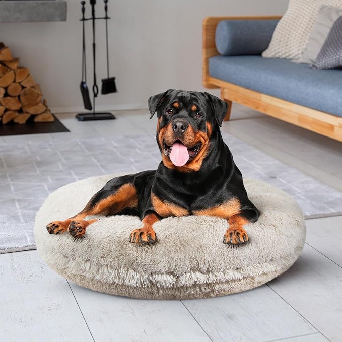 Bessie and Barnie Bagel Donut Dog Bed