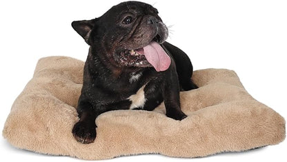 Small Dog Bed for Crate 24x18 Washable Extra Soft 24 inch Crate Bed for Puppy with Anti-Slip Bottom