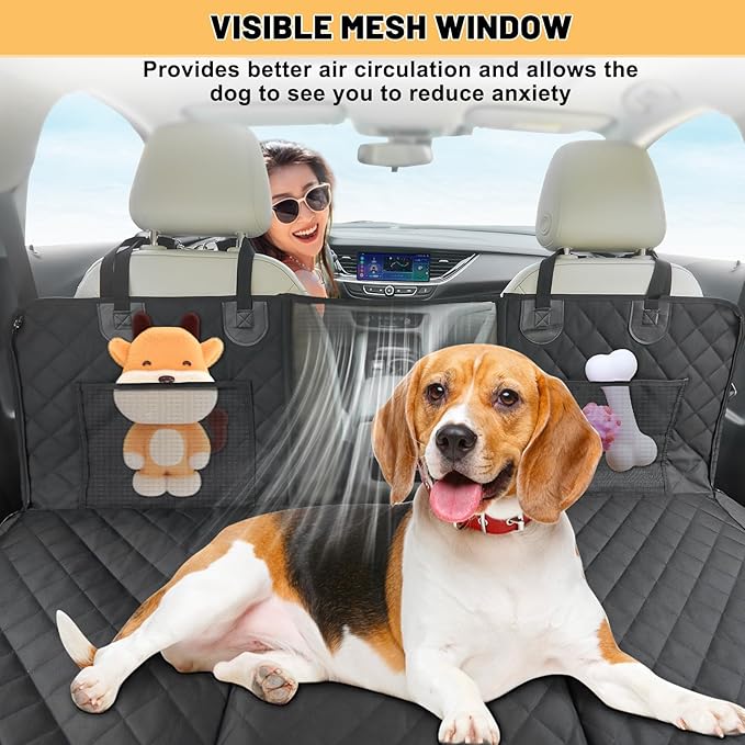 Back Seat Extender for Dogs Truck 300lbs, Waterproof