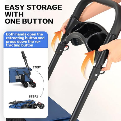 Pet Stroller 4 Wheels