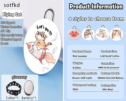 Cat Tracker-Airtag Cat Collar-Cat Tracker Collar-Pet Tracker