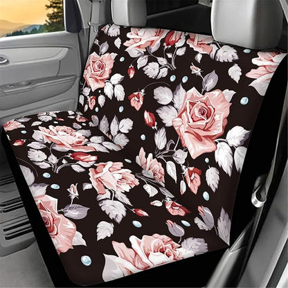 CLOHOMIN Hawaii Rose 2 Rear Bench Seat Cover
