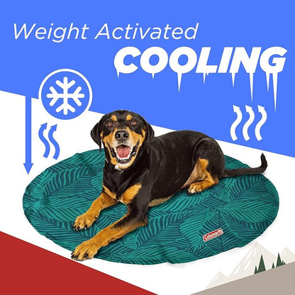 Coleman Round Reversible Cooling Pet Mat 36", Navy