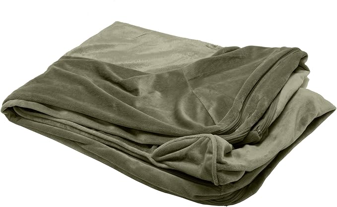 Furhaven Replacement Dog Bed Cover Faux Fur & Velvet Sofa-Style, Machine Washable - Dark Sage, Jumbo (X-Large)