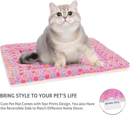 Mora Pets Cat Bed Dog Crate Pad Ultra 14 x 17.5 inch