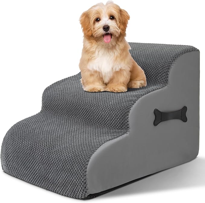 Dog Stairs Ramp for Beds 3-Tiers Dog