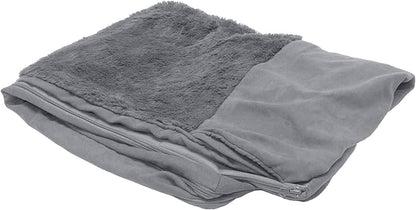 Furhaven Replacement Dog Bed Cover Plush & Suede Sofa-Style