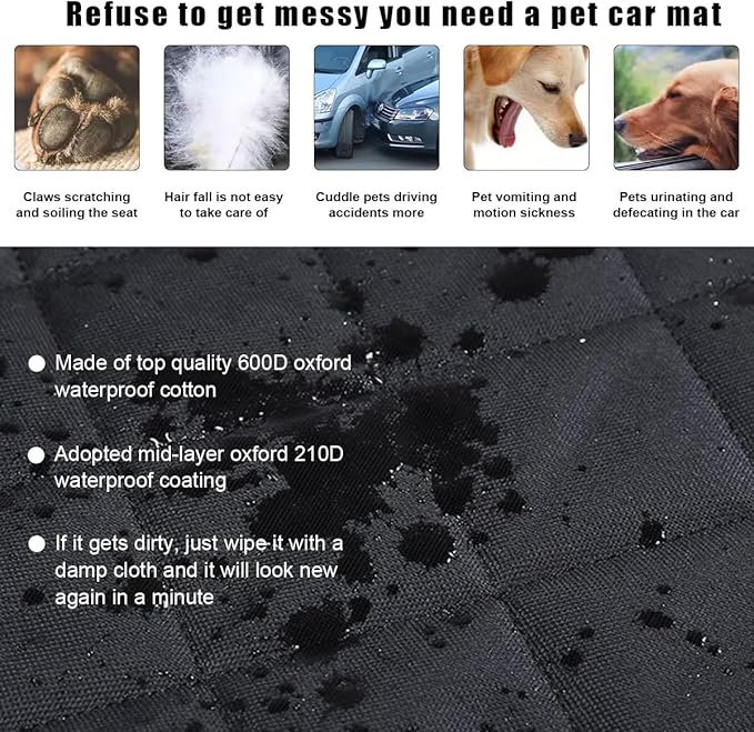 Dog Car Seat Cover for Front Seat