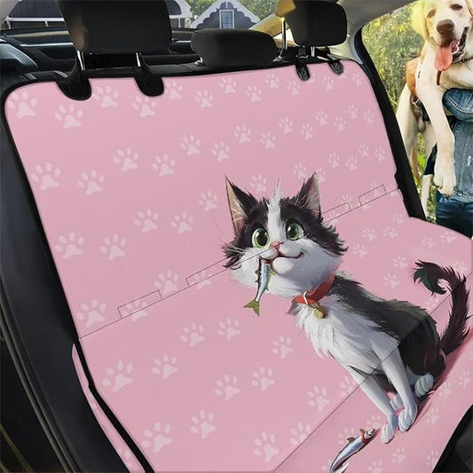 AFPANQZ Cat Print Dog Cat Seat Cover Bucket