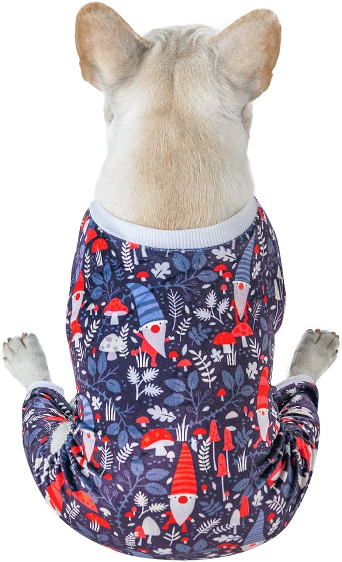 CuteBone Dog Pajamas Christmas Clothes Pjs for Small P107M