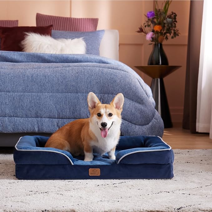 Bedsure Orthopedic Dog Bed for Medium Dogs