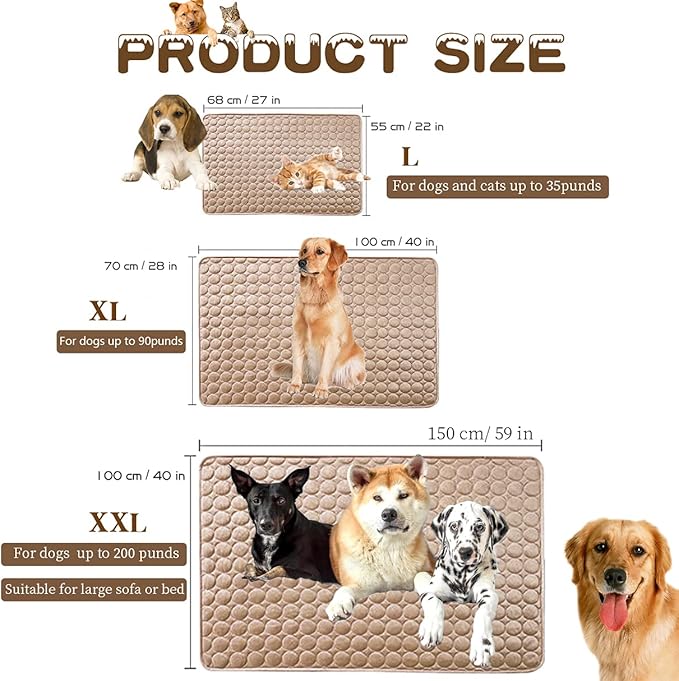 MICROCOSMOS Summer Cooling Mat & Sleeping Pad- Water Absorption Top 40" x 28")