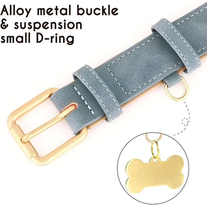 Didog Soft Padded Leather Dog Collar