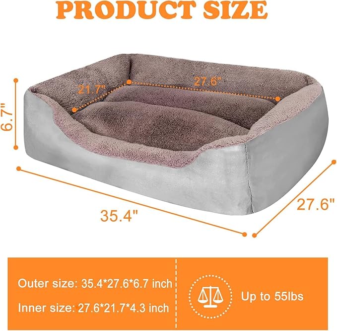 PUPPBUDD Dog Beds for Medium Dogs