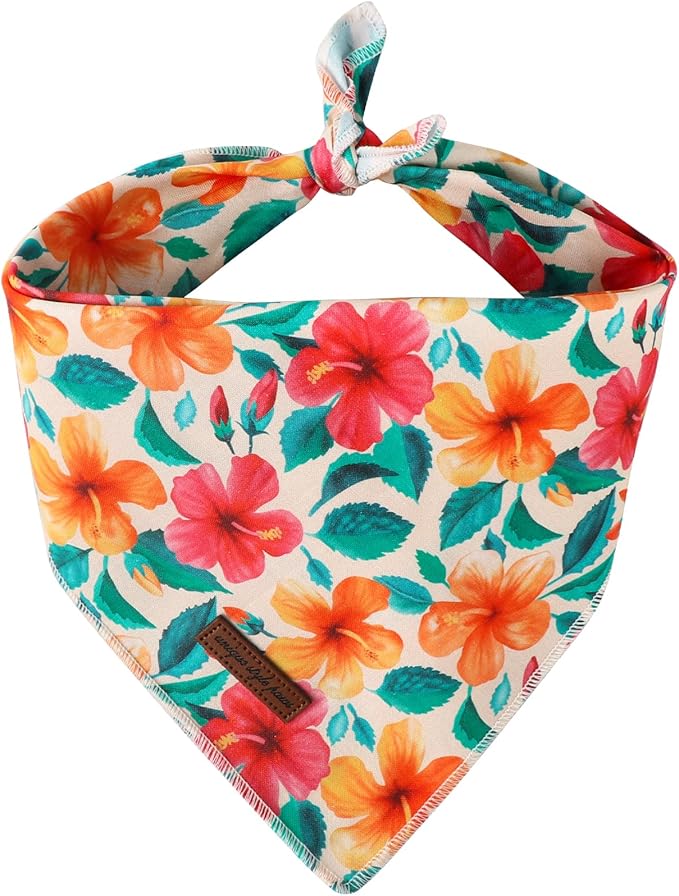 Unique Style Paws Cotton Dog Collar with Bow