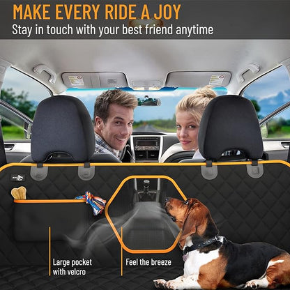 Active Pets Dog Car Seat Cover Car Seat Protector- Dog Seat Cover for Back Seat of SUVs