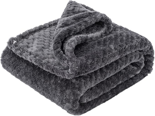 Dog Blanket or Cat Blanket or Pet Blanket (L/40" x 48", Grey
