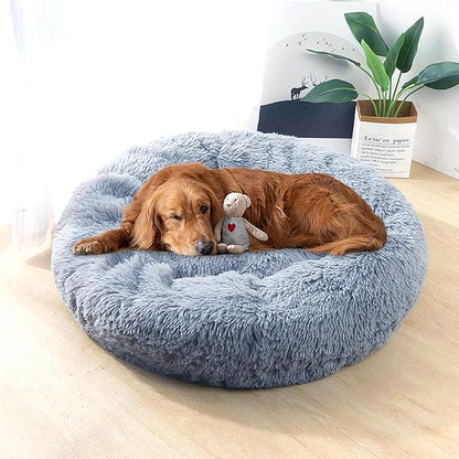 Calming Dog Bed for Small Medium Large Dogs (36 x 36 Inch,